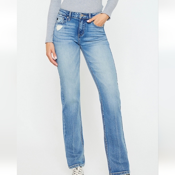 KanCan Denim - Kancan Estilo Mid Rise Straight Jeans